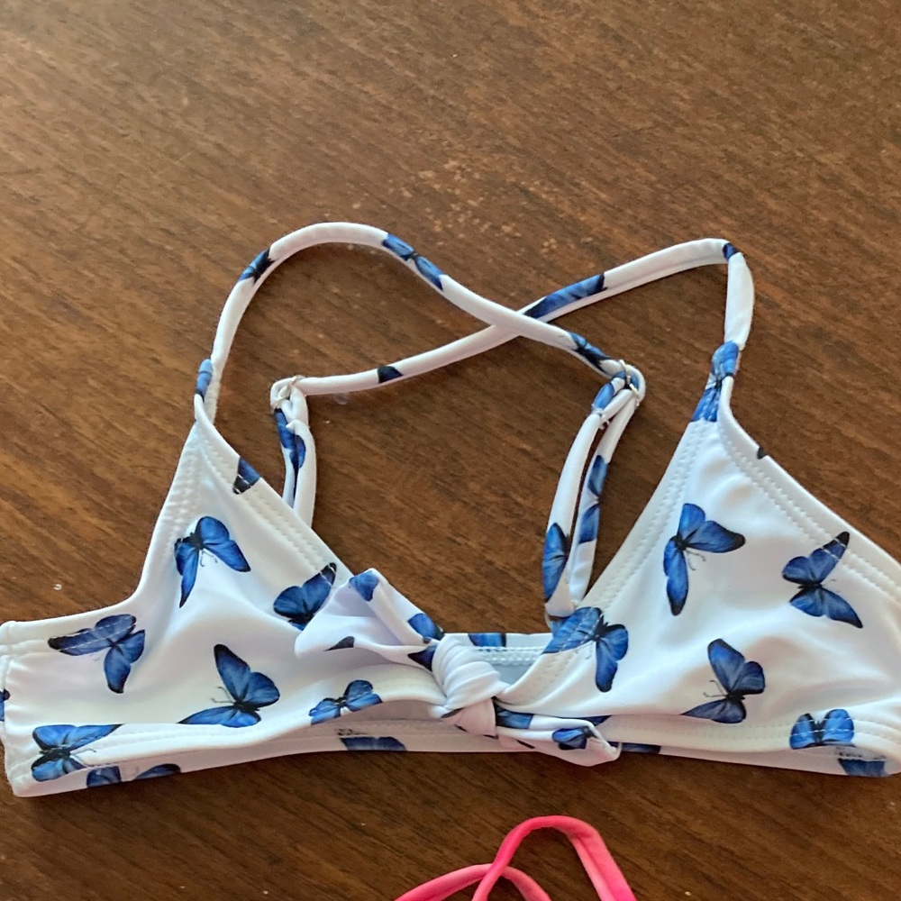 Shein, bikini top, sz 140/ a girls 7